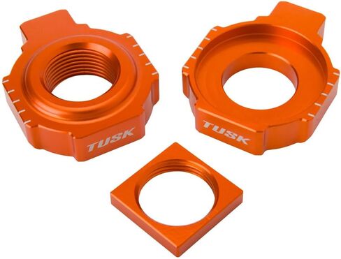 TUSK Axle Blocks Orange for KTM 300 XC-W Hardenduro (Fuel Injected) 2024-2025 in Saudi Arabia
