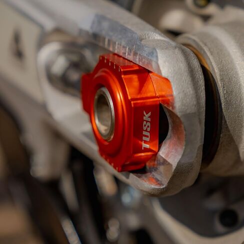 TUSK Axle Blocks Orange for KTM 300 XC-W Hardenduro (Fuel Injected) 2024-2025 in Saudi Arabia