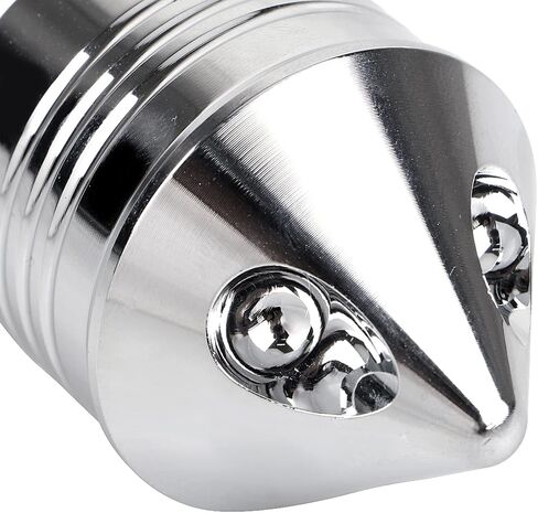 Pair Spike Chrome Front Axle Cap Nut Cover for Harley Dyna FXD FXDB Touring Road King Road Street Electra Glide FLHT FLHX 2000-2007 in Saudi Arabia