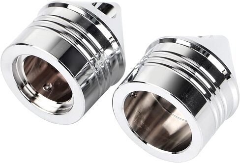 Pair Spike Chrome Front Axle Cap Nut Cover for Harley Dyna FXD FXDB Touring Road King Road Street Electra Glide FLHT FLHX 2000-2007 in Saudi Arabia