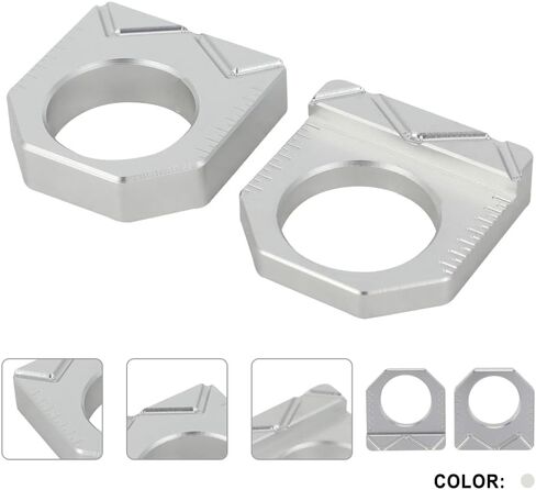 الترابية الدراجة المحور الخلفي كتلة CNC دراجة نارية سلسلة الموتر الضابط ل KX450F 16-18 KX250F 17-19 KX250 KX450 19-24 KX250X KX450X 22-24 الأخضر in Saudi Arabia