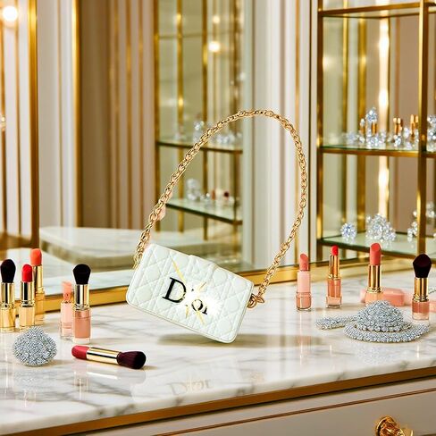 2 Pcs 17cm Doll Crossbody Bag, Mini Bag Style: Gold-Tone Chain, Round & Square Kawaii (Doll Not Included) in Saudi Arabia