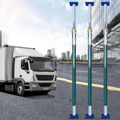 Adjustable Cargo Ratchet Bar - 4-8 Ft Load Lock Stabilizer with Non-Slip Pads & Spring Design for Secure Transport in Trucks, Enclosed Vans & Reefers in Saudi Arabia