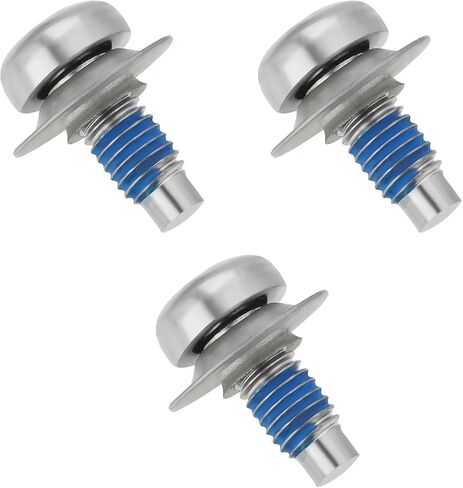 3PCS WHT000729A Engine Undertray Bolt Kit - M8x20 Hex Socket Head Screws for VW Audi Skoda Seat - Fits Beetle, Golf, Jetta, Passat, Tiguan, A3, A8, Q3, Q7, Q8, TT in Saudi Arabia