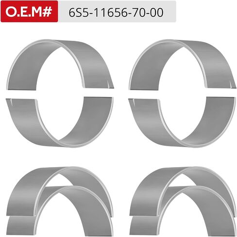 JAVIK 8PCS Crankshaft Rod Bearing for Yamaha WaveRunner FX Cruiser SHO GP1800 GP1800R GX1800 WaveRunner FZR GX1800A WaveRunner FZS FX1800 WaveRunner FX Cruiser FX1800 2008-2024 O.E.M# 6S5-11656-70-00 in Saudi Arabia