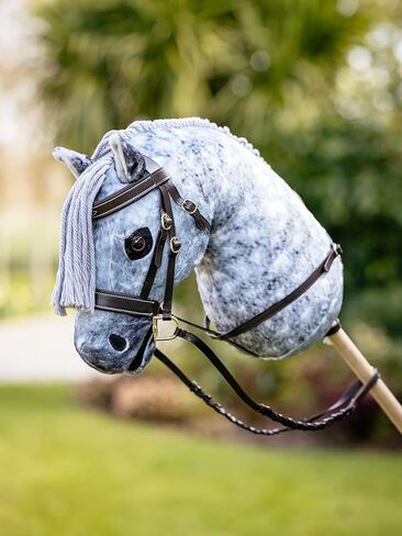 LeMieux Hobby Horse Standing Martingale - بني - جلد ناعم - قابل للتعديل - مناسب للأعمار من 3 سنوات فما فوق in Saudi Arabia