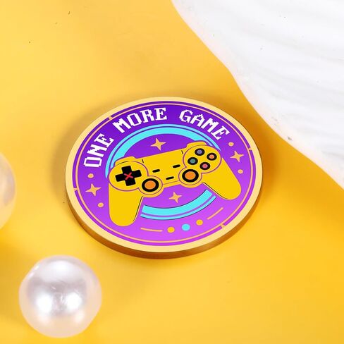 Gamer Gift for Men Him, Double Sided Decision Maker Coin for Boyfriend, Husband Gamers, Stress-Relieving Gaming Accessories for Birthday, Valentines Basket, Gamer Easter Basket Stuffer in Saudi Arabia