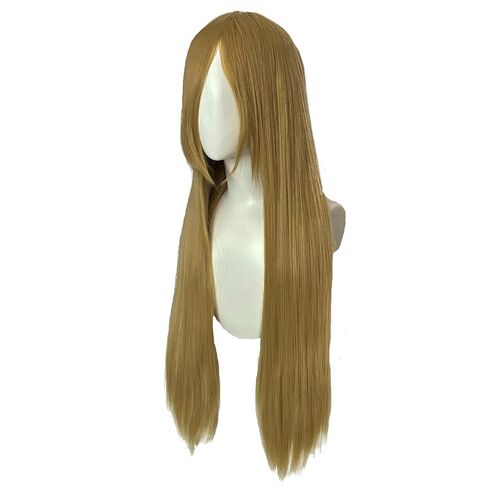 32inches/80cm Long White Wig with Bangs for Women White Cosplay Wigs for Anime Synthetic Hair for Halloween Costume Party Cosplay with Wig Cap in Kuwait