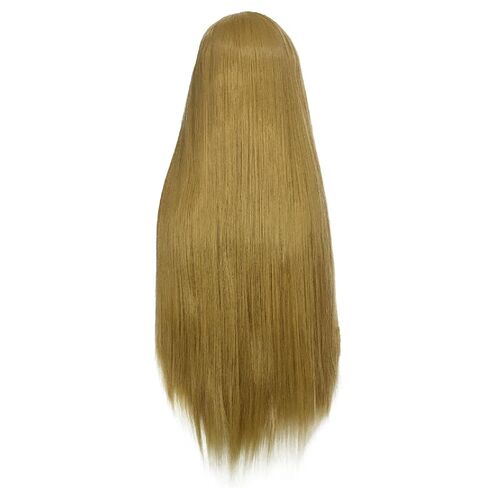 32inches/80cm Long White Wig with Bangs for Women White Cosplay Wigs for Anime Synthetic Hair for Halloween Costume Party Cosplay with Wig Cap in Kuwait