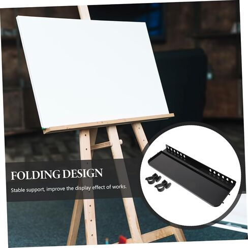 Tofficu Replacement Easel Tray Shelf Detachable Easel Accessory for Artists Easy to Install Sketch Rack with Functionality for Classrooms and Art Parties in Saudi Arabia