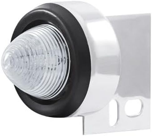 United Pacific 10997 Mud Flap Hanger End Light، 9 LED، خلية نحل، مع حلقة معدنية، LED أحمر/عدسة شفافة in Kuwait