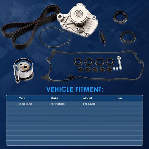 ECCPP Timing Belt Water Pump Kit Fit for 2001-2005 for Honda Civic in Saudi Arabia