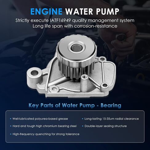ECCPP Timing Belt Water Pump Kit Fit for 2001-2005 for Honda Civic in Saudi Arabia