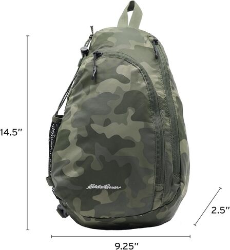 Eddie Bauer Ripstop Sling Bag | Travel | Everday Carry | Lightweight | Ripstop Nylon | Adjustable | 8L | Olive in Saudi Arabia