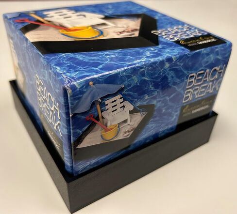 Executive Sandbox - Beach Break - Mini Desktop Set - Stress Relieving Office Decor - Includes 5" x 5" Sandbox,10 Island Accessories, and Fine Sand in Saudi Arabia