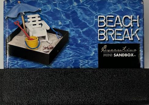 Executive Sandbox - Beach Break - Mini Desktop Set - Stress Relieving Office Decor - Includes 5" x 5" Sandbox,10 Island Accessories, and Fine Sand in Saudi Arabia