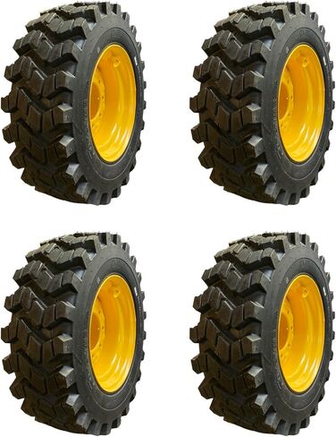 مجموعة من 4 إطارات شديدة التحمل 10-16.5 Forerunner SKS-9 انزلاقية على العجلات/الحافات (8 عروات) لنيو هولاند والمزيد - 10X16.5-12 PLY - جر جيد للثلج - مداس التنظيف الذاتي (SKS753 STYLE) in Kuwait