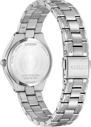 Citizen Ladies Eco-Drive Silhouette Crystal Pink Dial Watch | 30mm | FE1230-51X in Saudi Arabia