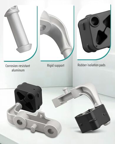 68395841AA Rear Right Exhaust Bracket with Isolator Hanger Fit for Dodge Ram 1500 2019-2024 5.7L 6.2L 3.6L 3.0L V6 V8 Engines, Passenger Side Muffler Support Assembly in Saudi Arabia