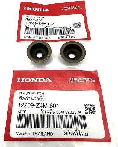 2PK حقيقية صمام الجذعية الختم 12209-Z4M-801 لهوندا EB3000 EU3000 GX120 GX160 GX200 WB20 WB15 in Kuwait