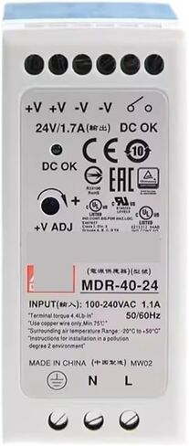 1pcs MDR-40 MDR-40-5 MDR-40-12 MDR-40-24 MDR-40-48 40W Single Output Industrial DIN Rail Power Supply(MDR-40-48) in Saudi Arabia