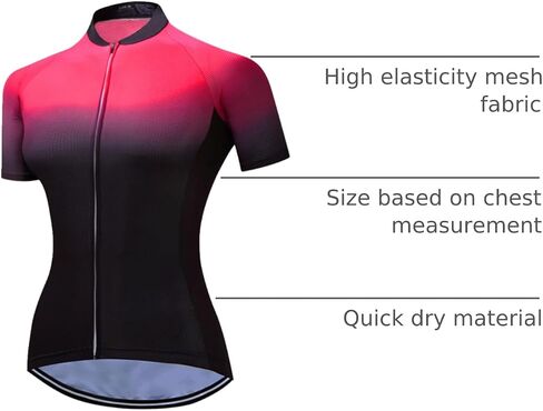 Mountain Bike Jersey Women, Women's Cycling Jersey Biking Shirt Jacket Tops, Comfortable Quick Dry in Kuwait