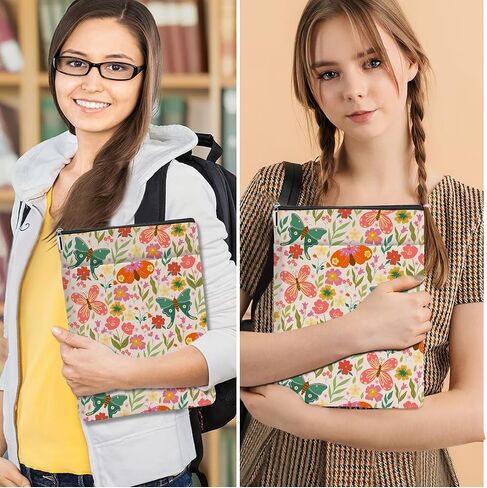 هدايا عشاق الكتب من كابيبارا، حقيبة كتب مقاومة للماء من كابيبارا للأغلفة الورقية مع جيب أمامي بسحاب، ملحقات كتب هدايا للنساء وعيد الميلاد وعيد الميلاد in Saudi Arabia
