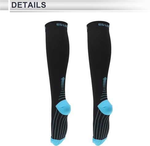 Cycling Socks Sweat-Absorbent Anti-Odor Anti-Friction Outdoor Bike Socks Black Blue Size m Neutral and Universal 1 Pair Colorblock Stripes in Saudi Arabia