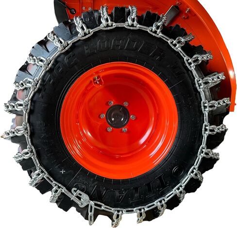 TireChain.com 11.2-38 سلاسل إطارات الجرارات مجموعة من 2 in Saudi Arabia