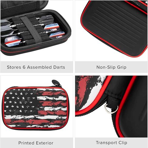 حافظة سهام سينتينيل مصنوعة من فوم ايفا بسحاب ازرق من كيسماستر، تحمل 6 اسهم واكسسوارات اضافية، اطراف واعمدة وطيران، متوافقة مع طرف ستيل وسهام ذات طرف ناعم، متاهة ذهبية in Kuwait