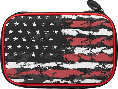 حافظة سهام سينتينيل مصنوعة من فوم ايفا بسحاب ازرق من كيسماستر، تحمل 6 اسهم واكسسوارات اضافية، اطراف واعمدة وطيران، متوافقة مع طرف ستيل وسهام ذات طرف ناعم، متاهة ذهبية in Kuwait