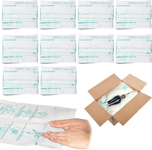 10 قطع من رغوة التعبئة المتوسعة مقاس 35.56 سم × 40.64 سم لشحن أجهزة الكمبيوتر/المكونات الإلكترونية/المعدات/العناصر الهشة، التوسع السريع، ثابت وآمن، سهل الاستخدام - ضروري للتحرك in Kuwait