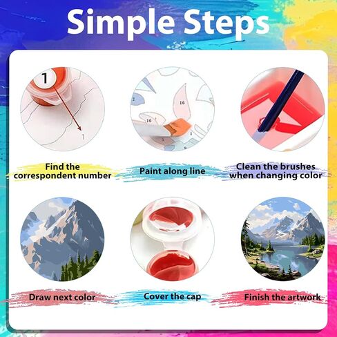 xcemhil Paint by Numbers Kit for Adults Eye, Paint by Number Eye and Lotus, Paint by Numbers Kits for Adults Beginner for Gift and Home Wall Decor 16x20 Inch in Saudi Arabia