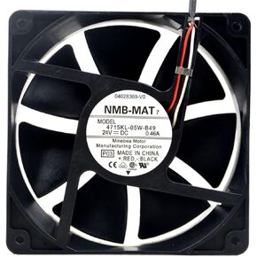 1 قطعة ل NMB-MAT 4715KL-05W-B49 24V 0.46A 11.04W 3200RPM 12 سنتيمتر 12038 120x120x38 مللي متر التدفق المحوري مروحة التبريد in Kuwait