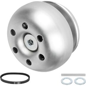 Super 30 Series Torque Converter Driver Clutch With Belt, Fit for 30 Series TAV kits with 3/4" bore, Compatible with Predator 212cc 224cc 225cc 196cc 2-8HP, Fit for Coleman KT196 Go Kart Silver in Saudi Arabia