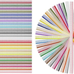 48 Pcs Book Binding Endbands, 12 Inch Cotton Book Headband Binding Kit for Beginners, 24 Colors in Kuwait