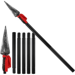 2 Sets Roman Plastic Spear, 70" Tactical Spear, Native American Weapons, Halloween Cosplay Accessory, Adult Toy Prop Weapon in Kuwait