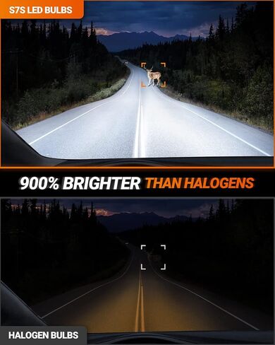 SEALIGHT H4 Fog Lamps or DRL 60000LM 99% Compatibility for ATVs & Powersports, 2025 Version, 9×Brightness S7S Series Wireless H4 Fog Lamps 10 Years Lifespan- Pack of 2 in Saudi Arabia
