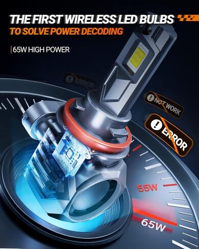 SEALIGHT H4 Fog Lamps or DRL 60000LM 99% Compatibility for ATVs & Powersports, 2025 Version, 9×Brightness S7S Series Wireless H4 Fog Lamps 10 Years Lifespan- Pack of 2 in Saudi Arabia