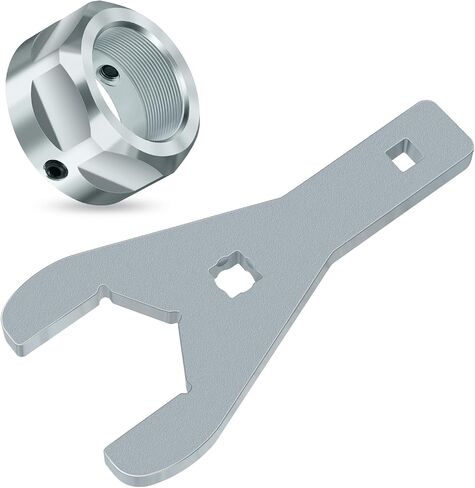 M MATI Rear Axle Nut Wrench Tool 46mm & Rear Axle Lock Nut for Yamaha Raptor 350 YFM350 250 YFM250 125 YFM125 2004-2013 90170-33010-00 90113-06039-00 in Saudi Arabia