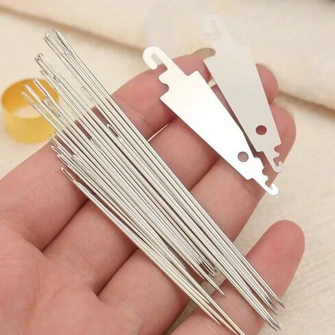Big Eye Steel Sewing Needles Kit, Thread and Needle Kit, Stainless Steel Needles for Hand Sewing, Big Eye Steel Sewing Needles, Large Eye Steel Needles, Stainless Steel Sewing Needle Kit (38PCS) in Saudi Arabia