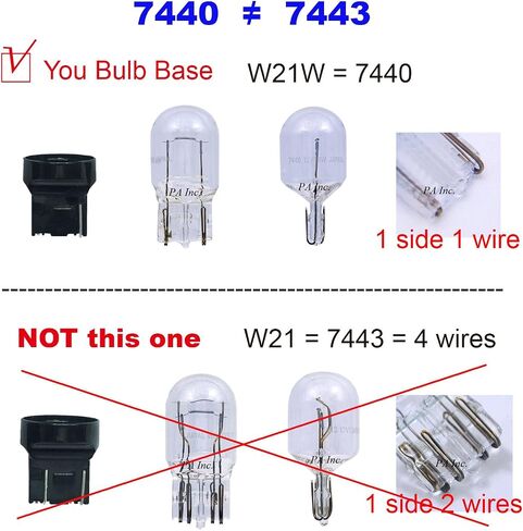 PA LED 2x LED 7440 7441 T20 50W 6 أوم أضواء تحميل المقاوم محول إصلاح فرط وامض سريع وامض Canbus رمز الخطأ المزيل تحذير Canceller لتحويل إشارة عكس النسخ الاحتياطي النهار تشغيل DRL in Saudi Arabia