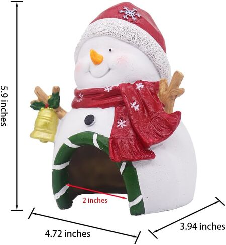 Ulifery Christmas Tree Aquarium Ornament Christmas Fish Tank Decorations for Betta Hiding 3-20 Gallon Tank, Green in Kuwait