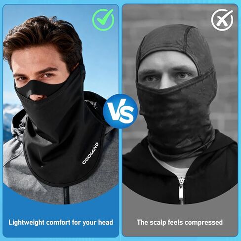 Odoland 2/4 Pack Ski Mask with Breathable Hole for Men Women, Balaclava Motorcycle Face Mask with Velcro for Riding Snowboard in Saudi Arabia