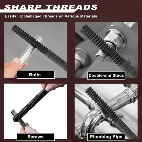 مجموعة مبرد خيط مكونة من 3 قطع، مجموعة مبرد استعادة الخيط، ملفات مطارد استعادة الخيط مترية وSAE، أداة إصلاح الخيط من الفولاذ عالي الكربون لمجموعة مبرد إصلاح الخيط، أداة تنظيف الخيط in Kuwait