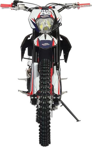 X-PRO 250cc محرك الدراجة الترابية Zongshen، ناقل حركة يدوي 5 سرعات، كهربائي/بدء التشغيل! عجلات كبيرة مقاس 21/18 بوصة! (أسود) in Kuwait