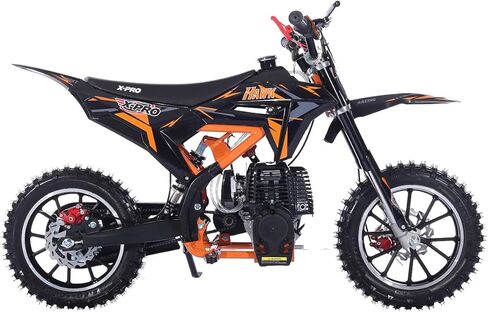 دراجة ترابية X-PRO Hawk 40 تعمل بالغاز، دراجة ترابية رباعية الأشواط مع بداية سحب، عجلات 10 بوصة! (أحمر) in Kuwait