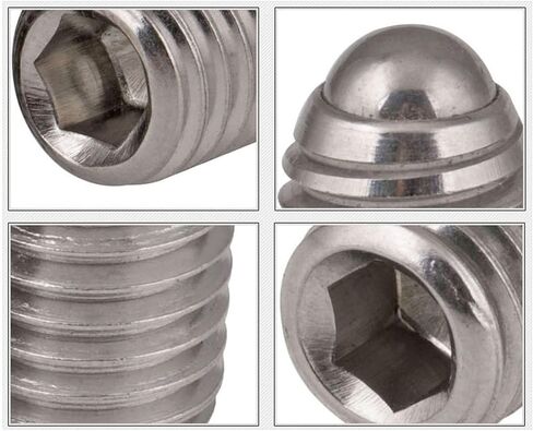 Cgshop-Compressed Spring M3, M4 Stainless Steel Wavelet Screw Steel Ball Fastening Spring Countersunk Bolts, 10pcs, Good Elasticity and More Durable(10mm,M4(10PCS)) in Saudi Arabia