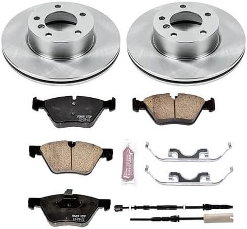 Power Stop KOE6346 Autospecialty Front Replacement Brake Kit-OE Brake Rotors & Ceramic Brake Pads For BMW 128i 2010-2013 [Model Specific] in Saudi Arabia