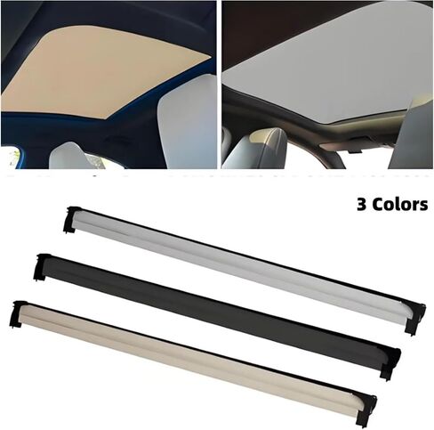 Car sunroof Accessories Car Sunroof Curtain Cover Sunshade Assembly Sunroof Visor Fit for Mercedes-Benz A Fit for AMG W176 CLA C117 A180 A200(Black) in Saudi Arabia